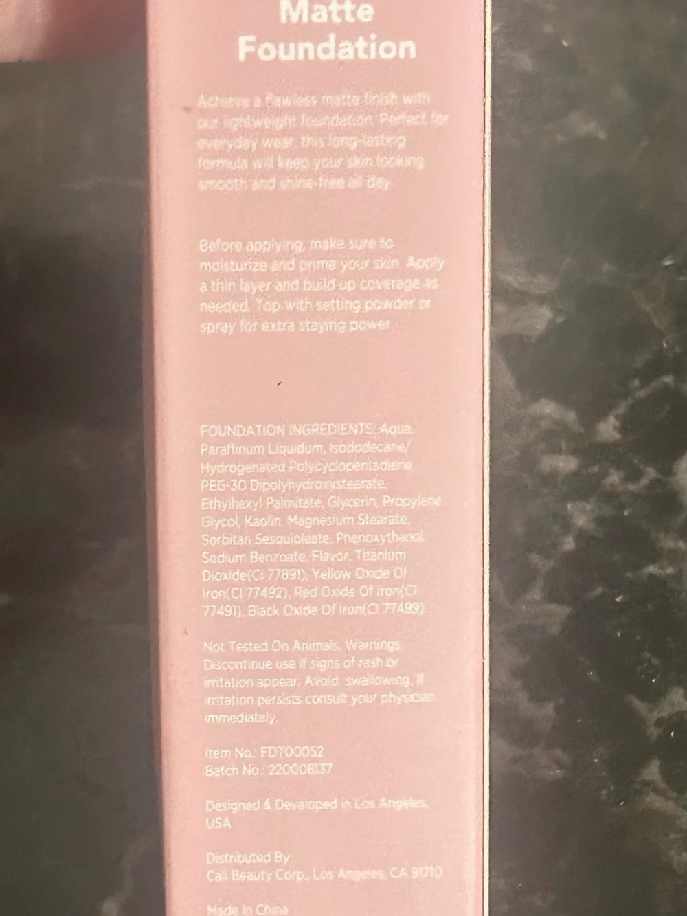 N/A new foundation